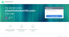 Desktop Screenshot of cheshirelocksmith.com
